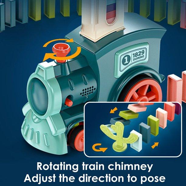 Automatic Placement Of Dominoes Of Electric Train Toys