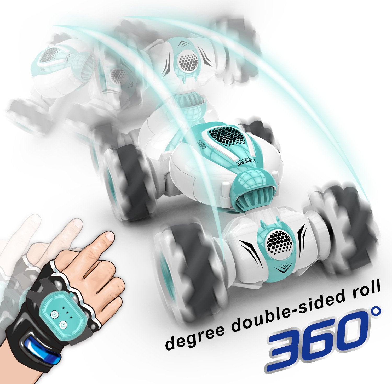 2.4G Remote Control Gesture-sensitive Stunt Car Twisting Change