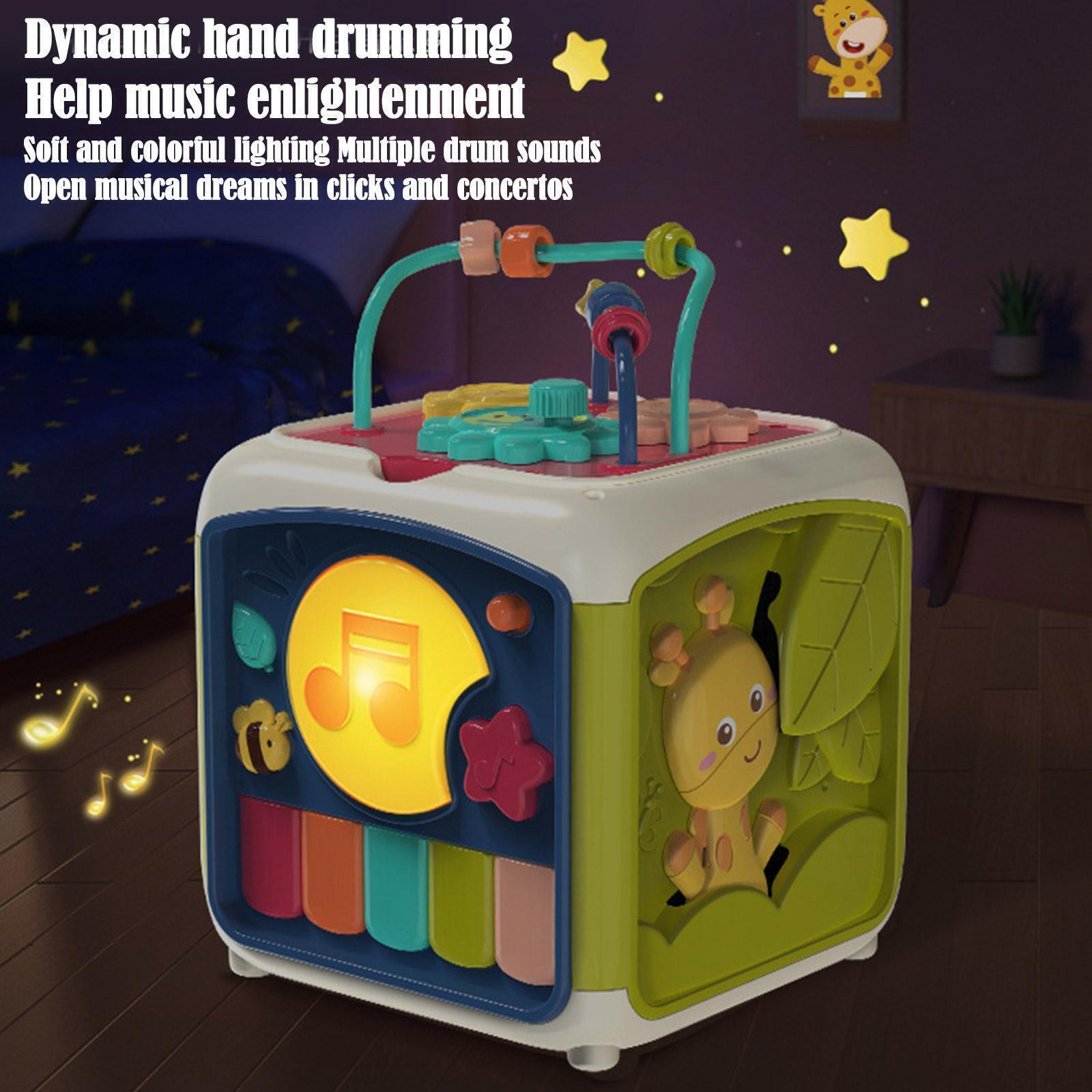 7 In 1 With Music Children's Activities Toy Drum