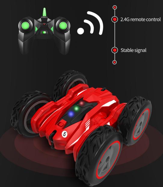 2.4G Remote Control Double-Sided Stunt Deformation Off-Road Tumbler